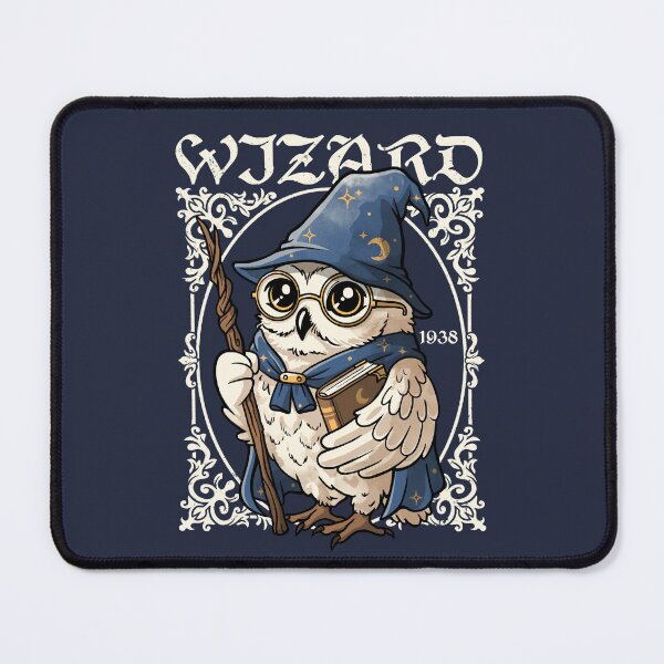 Item preview, Owl wizard Merlin vintage designed and sold by NemiMakeit.