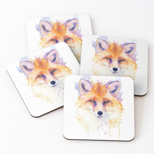 Artikelvorschau, Miss Foxy – Rotfuchs Portrait Aquarell entworfen und verkauft von caracatita75.