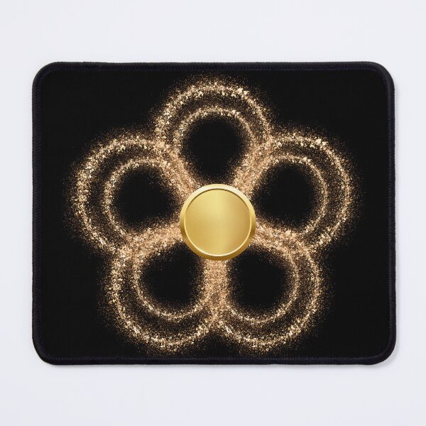 Item preview, Gold flowers art designed and sold by Rbnano.