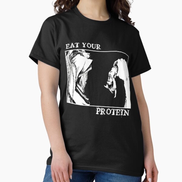 Item preview, A.t.t.a.c.k On T.i.t.a.n Eat Your Protein Aot Eren Y.e.a.g.e.r designed and sold by hiagraph.
