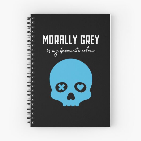 Aperçu de l'œuvre Moralement, le gris est ma couleur préférée créée et vendue par Swerdnic.