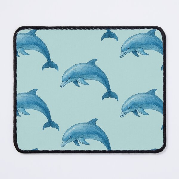 Item preview, Watercolor Dolphin Illustration designed and sold by Aakame.