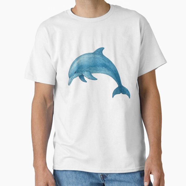 Item preview, Watercolor Dolphin Illustration designed and sold by Aakame.