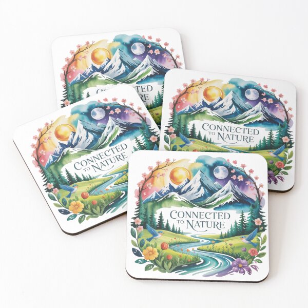 Item preview, Connected to Nature – Artistic Nature-Inspired T-Shirt designed and sold by Elviqus Shop.