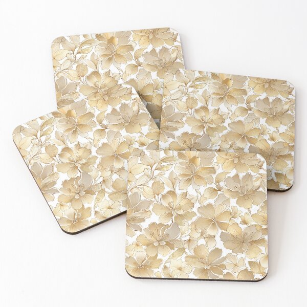 Item preview, Gold Flowers designed and sold by CoolPixels.