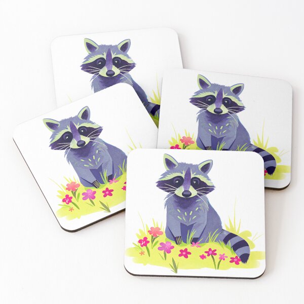 Item preview, Rocco the Rainbow Raccoon designed and sold by SibMa.