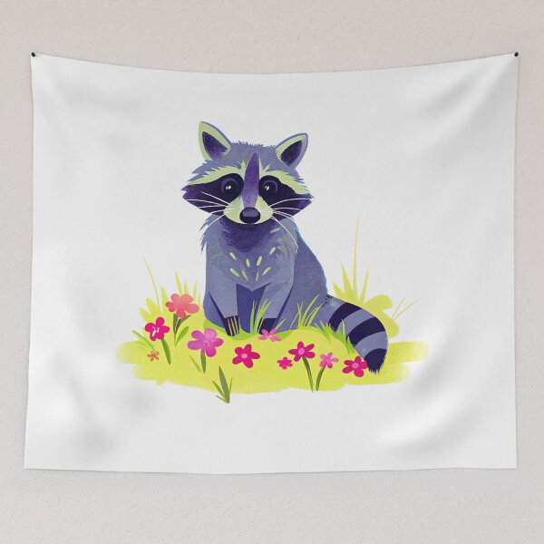 Item preview, Rocco the Rainbow Raccoon designed and sold by SibMa.
