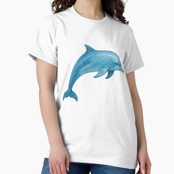 Item preview, Graceful Watercolor Dolphin designed and sold by Aakame.