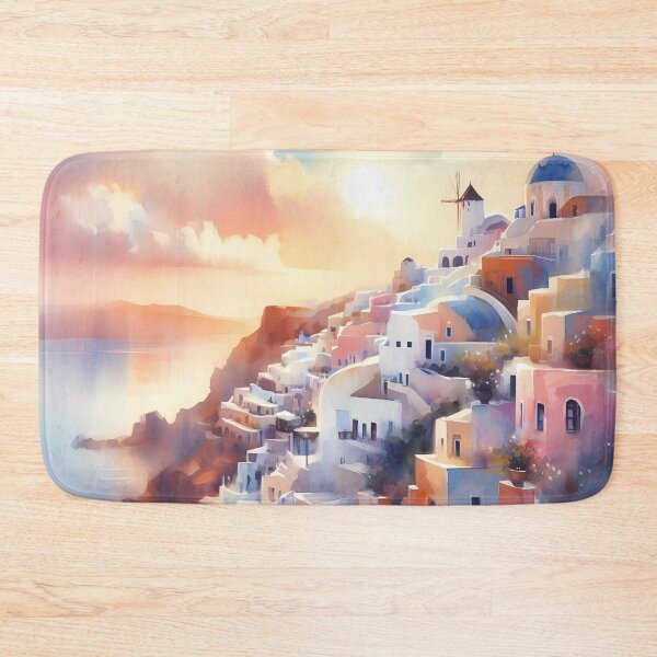 Item preview, Sunset At Santorini Island designed and sold by Visual Nomad Club.