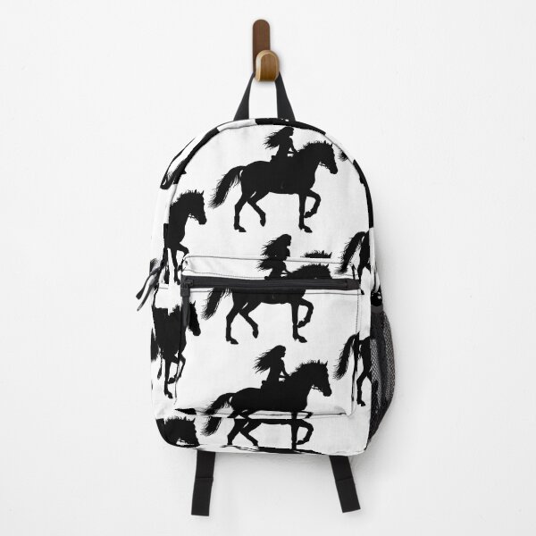 Item preview, Silhouette of a woman riding a beautiful horse, cowgirl riding designed and sold by AFernandesDSG.