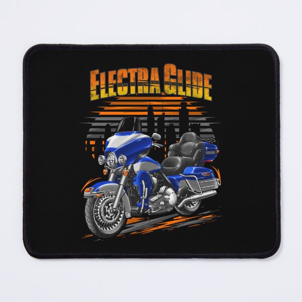 Item preview, Motorcycle Electra Glide Ultra Classic FLHTCU & FLHTCUI 2009 (Flame Blue Pearl & Pewter Pearl) for Motorcycle Riders designed and sold by MotoApparelHub.