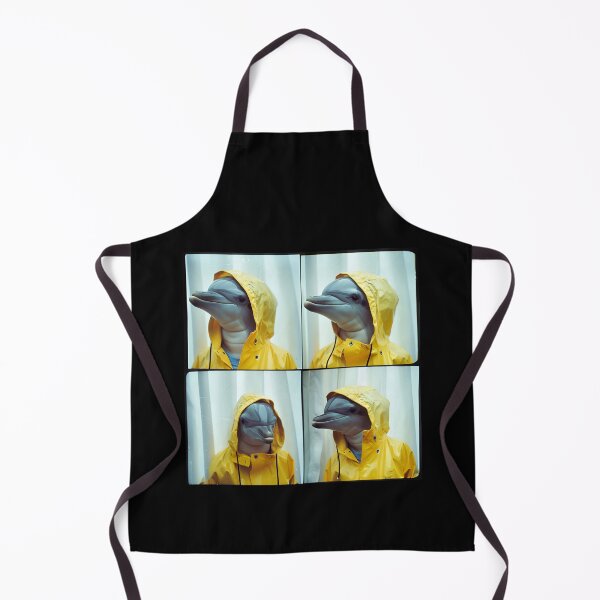 Item preview, Rainy Day Dolphin – Hilarious Animal Photo Booth Art for Dolphin Fans designed and sold by RockFireMerch.