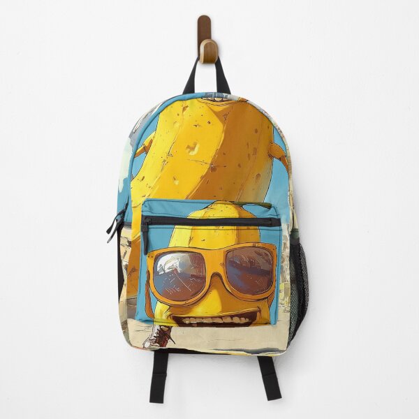 Item preview, Laughing banana with sunglasses in the city designed and sold by Majorprint.