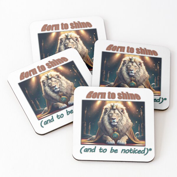 Item preview, Born to Shine – Leo Zodiac Lion King designed and sold by JOUNO.
