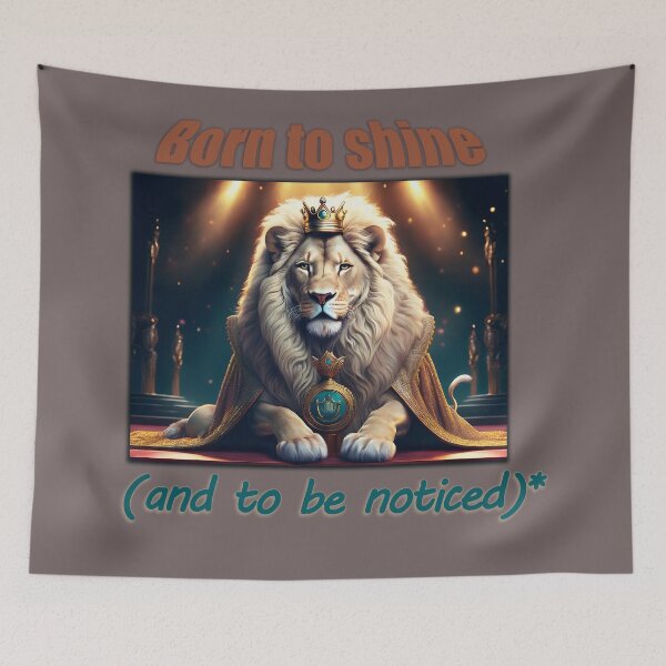 Item preview, Born to Shine – Leo Zodiac Lion King designed and sold by JOUNO.