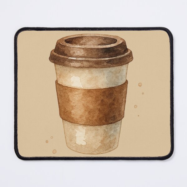 Item preview, Watercolor Espresso – The Charm of Daily Coffee designed and sold by Aakame.