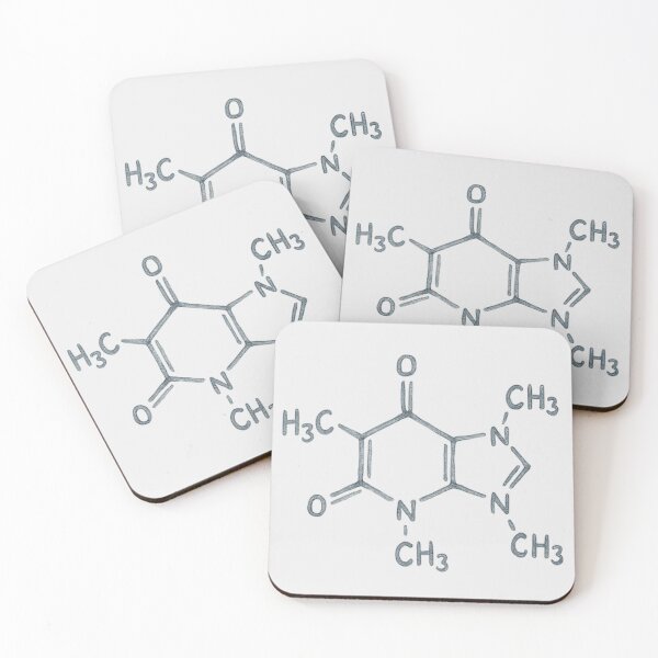 Item preview, Caffeine Structure – The Chemistry of Stimulation designed and sold by Aakame.