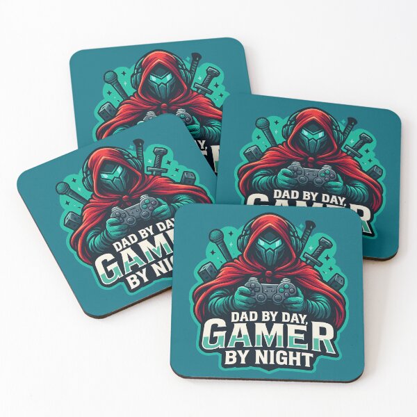 Item preview, Dad by Day, Gamer by Night – Cool Gamer Dad Design for Father's Day designed and sold by Sepinik.
