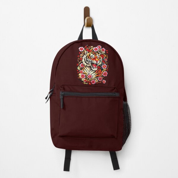 Item preview, Tiger Head with Cherry Blossoms designed and sold by VikArtStudio.
