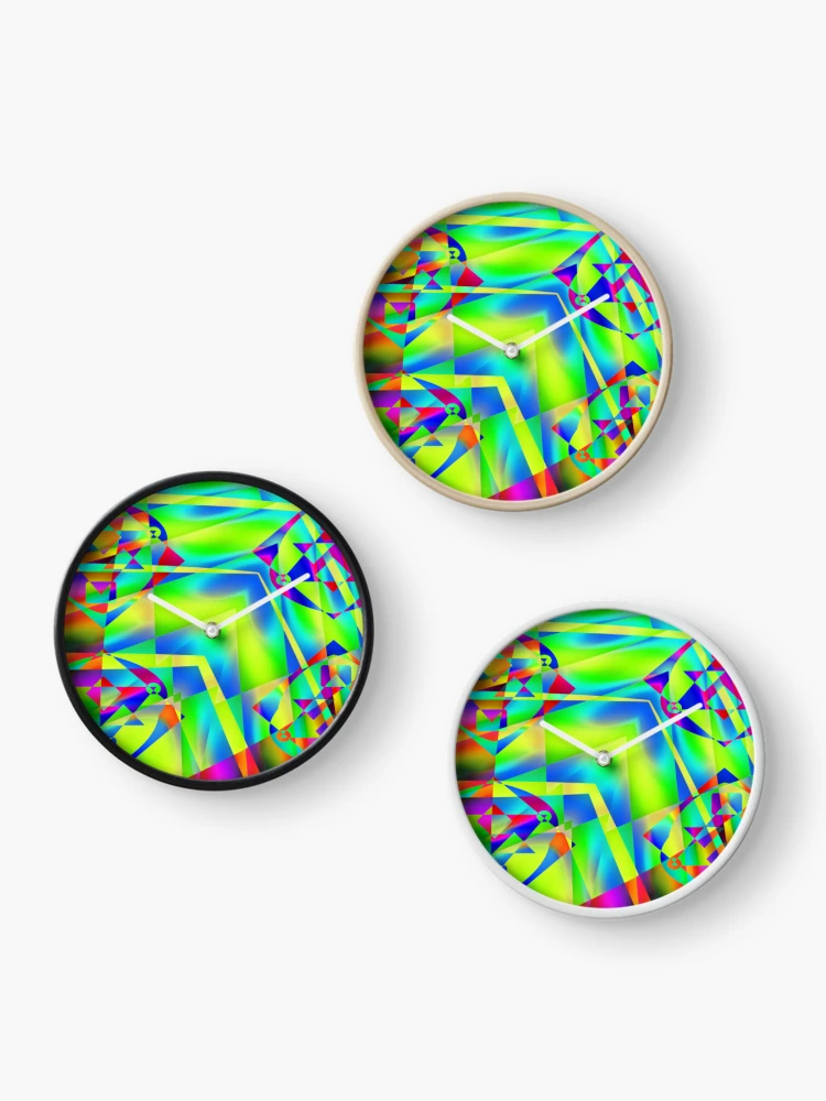 Thumbnail 3 of 4, Clock, Pattern pattern... designed and sold by Harryucksche.