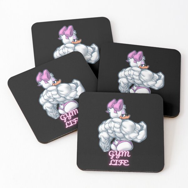 Item preview, Gym Life Daisy Style – Funny Muscular Cartoon Duck Design designed and sold by HYSTOREGYMWEAR.