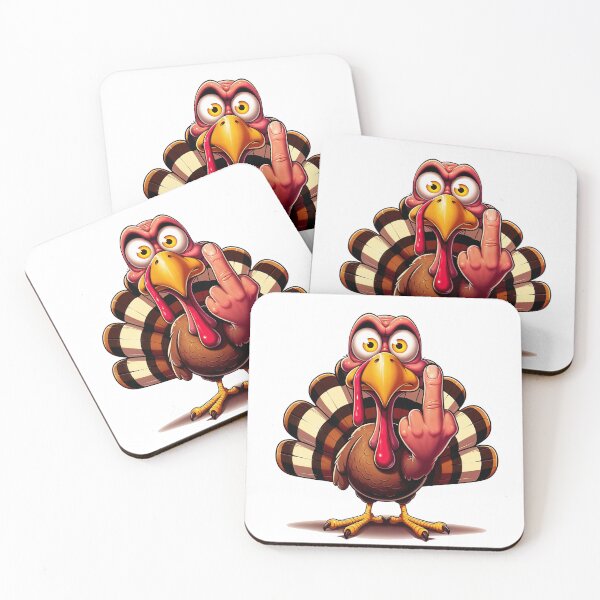 Item preview, turkey middle finger designed and sold by HolaJosephina.
