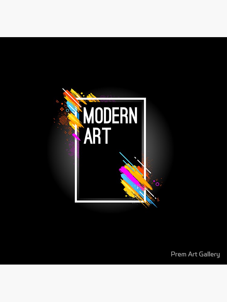 "Modern Art" Sticker for Sale by colourworldQa Redbubble