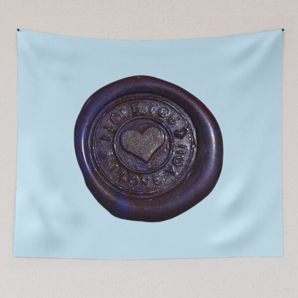 Item preview, Wax Seal - love you, purple/glitter designed and sold by Elinda96.