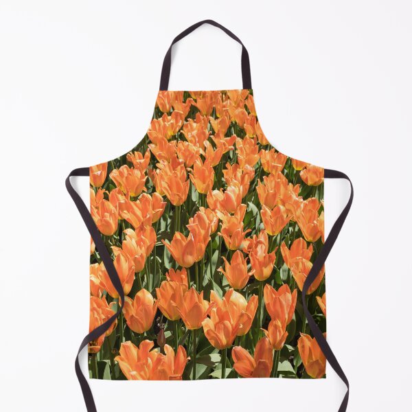 Item preview, Sunshiny Tangerine Colored Tulips Abloom designed and sold by Georgia Mizuleva.