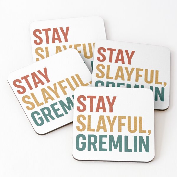 Item preview, Stay Playful Gremlin designed and sold by Angry Swan Designs.