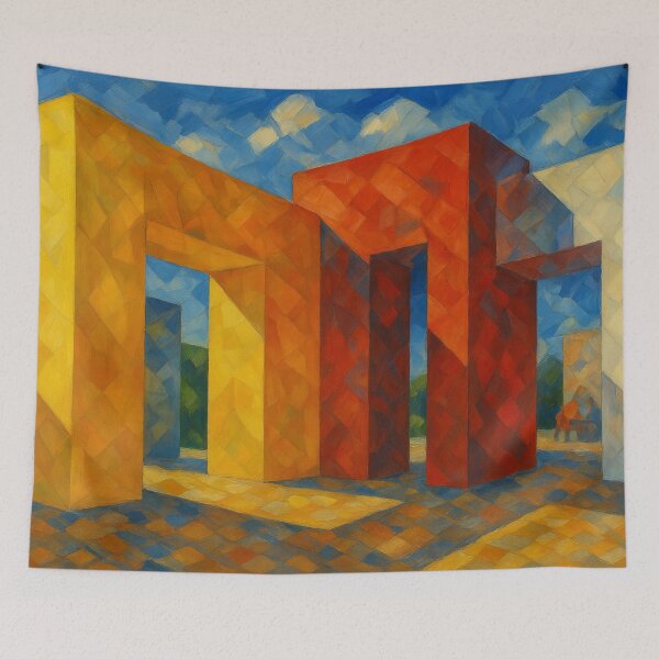 Item preview, Cubist color architecture in light designed and sold by Sigtrix.