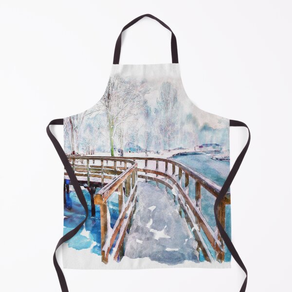 Item preview, Snowy Bridge Winter Scene designed and sold by caracatita75.