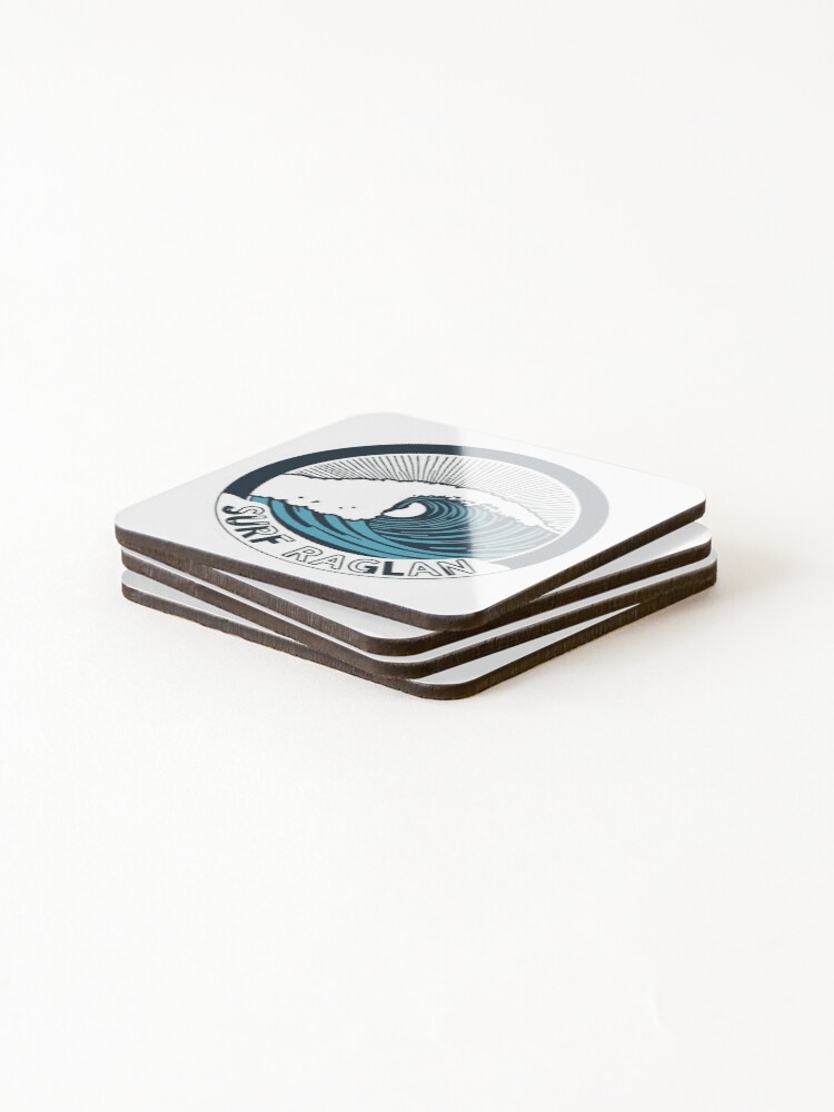 Thumbnail 4 of 5, Coasters (Set of 4), Surf Raglan designed and sold by JackFreestone.