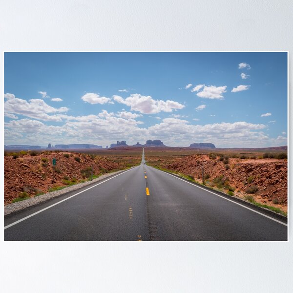 Highway 163, Monument Valley Utah Poster