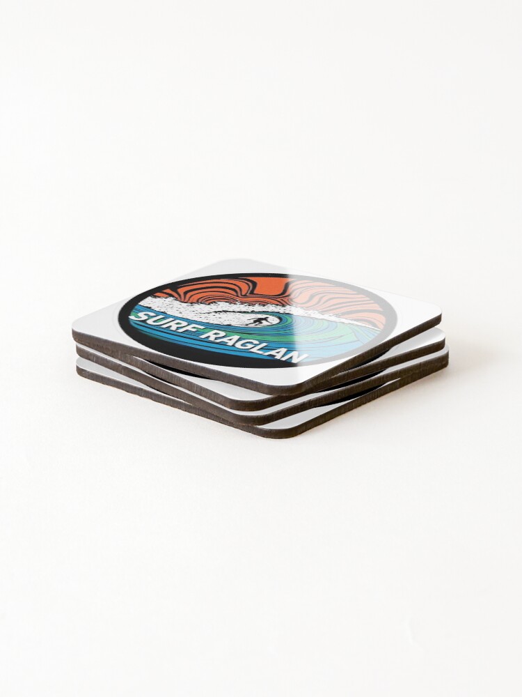 Thumbnail 4 of 5, Coasters (Set of 4), Surf Raglan designed and sold by JackFreestone.