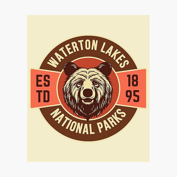 Item preview, Waterton Lakes National Park designed and sold by aussieexplore.