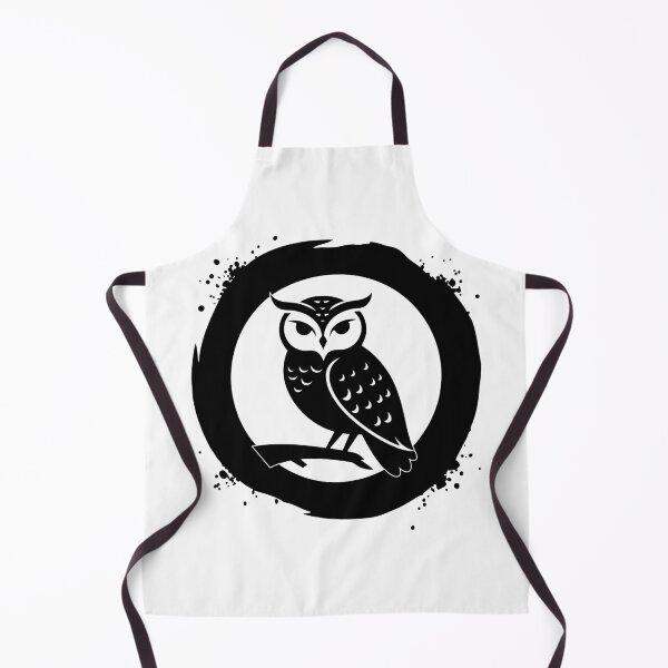 Item preview, Night owl perched on a branch, minimalist Halloween illustration designed and sold by AFernandesDSG.