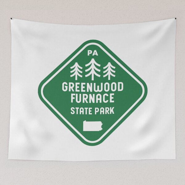 Item preview, Greenwood Furnace State Park Pennsylvania Rhombus designed and sold by bivenart.