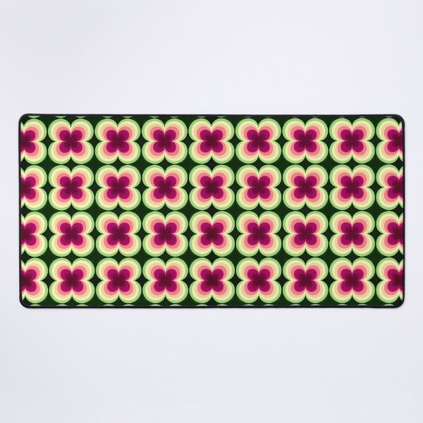 Item preview, Retro Flower Power Pattern – Seamless Vibrant Floral Design designed and sold by UniqueDesign751.