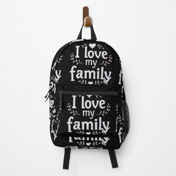 Item preview, I Love My Family Embroidered Style Design designed and sold by ArtDesignTp.