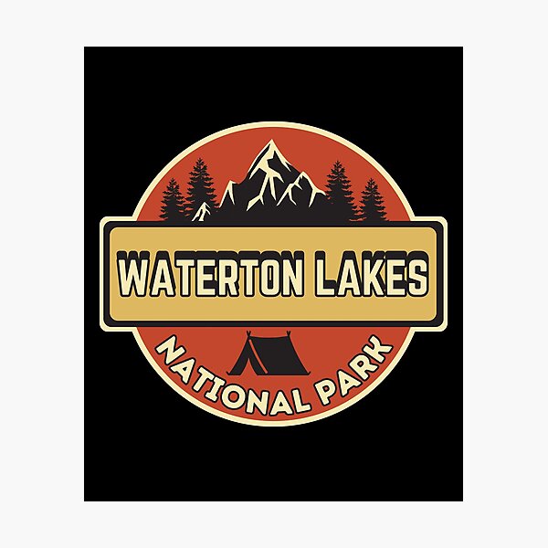 Item preview, Waterton Lakes National Park designed and sold by aussieexplore.