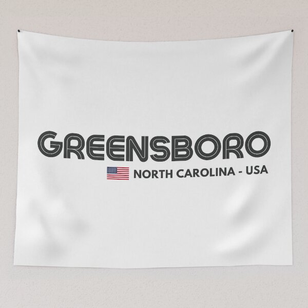Artikelvorschau, Greensboro - North Carolina - USA entworfen und verkauft von Sketch-Shack.