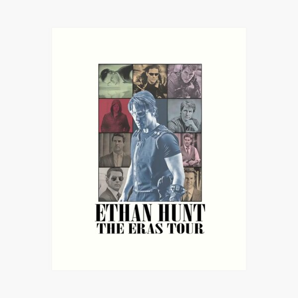 Item preview, Tom Cruise Ethan Hunt Retro Vintage 90s Fan Art designed and sold by Doveballs.
