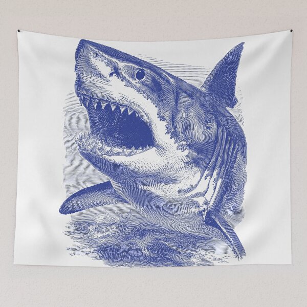 Item preview, Shark - vintage lithography designed and sold by Gaviani Design Studio.