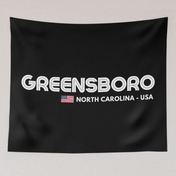Artikelvorschau, Greensboro - North Carolina - USA entworfen und verkauft von Sketch-Shack.