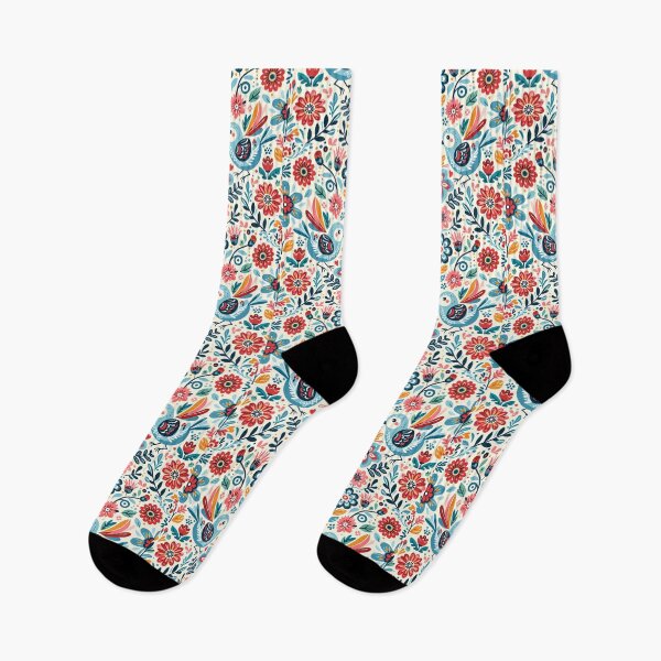 Artikelvorschau, Skandinavische Volkskunst Charmante Liebesvögel und Blumen von heidiannemorris © entworfen und verkauft von FOLK ART FUSION by heidiannemorris.