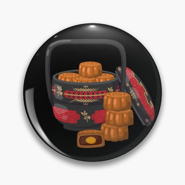 Item preview,  Mid-Autumn Festival Traditional Basket Filled with Mooncakes designed and sold by Alicia Chee.