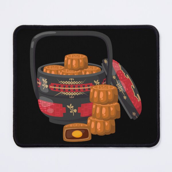 Item preview, Mid-Autumn Festival Traditional Basket Filled with Mooncakes designed and sold by Alicia Chee.