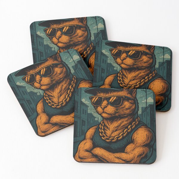 Item preview, Streetwise Cat with Attitude designed and sold by Mjonkey.
