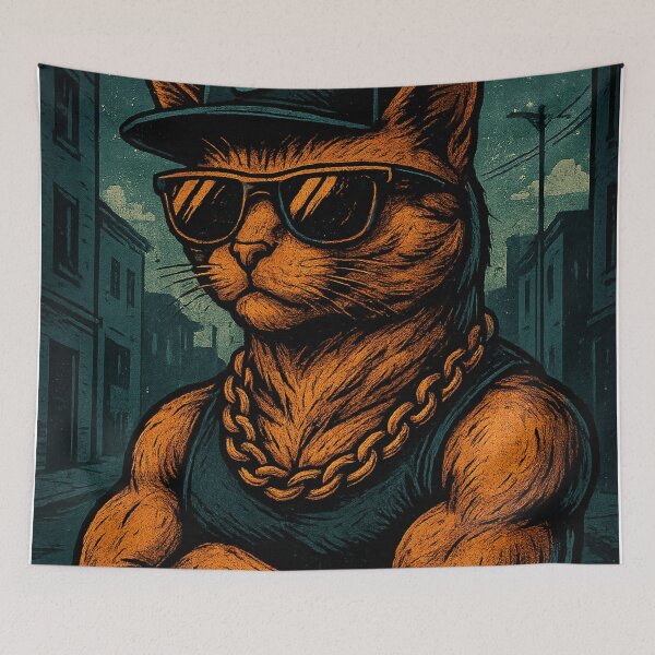 Item preview, Streetwise Cat with Attitude designed and sold by Mjonkey.
